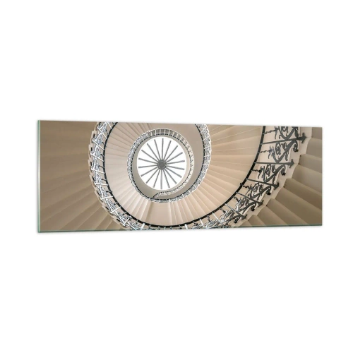 Billede på glas - I midten af en skal - 90x30 cm