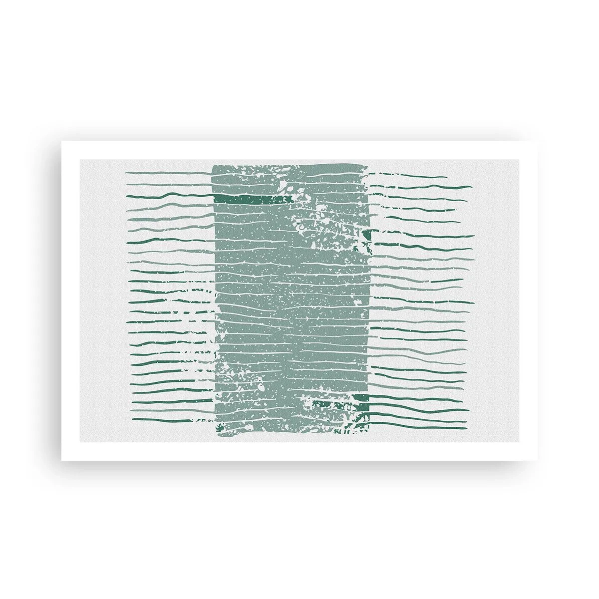 Plakat - Marin abstraktion - 91x61 cm