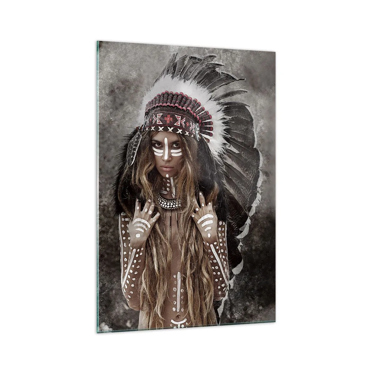 Billede på glas - Hemmeligheden bag stammens styrke - 70x100 cm