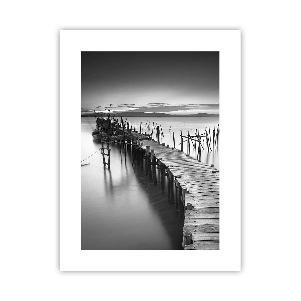 Plakat - Stilheden fra en glemt kyst - 30x40 cm