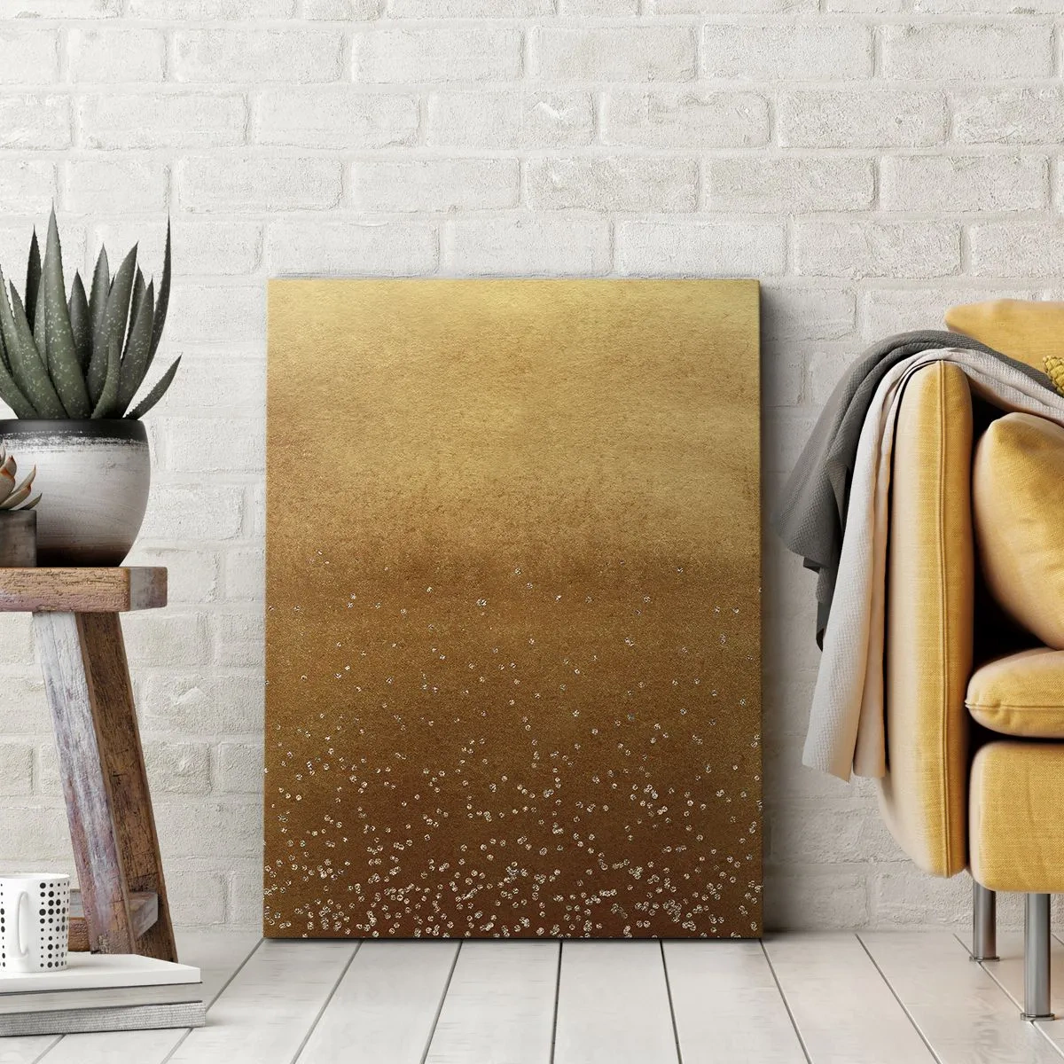 Lærredstryk - Billede på lærred - Lysets fødsel - 80x120 cm