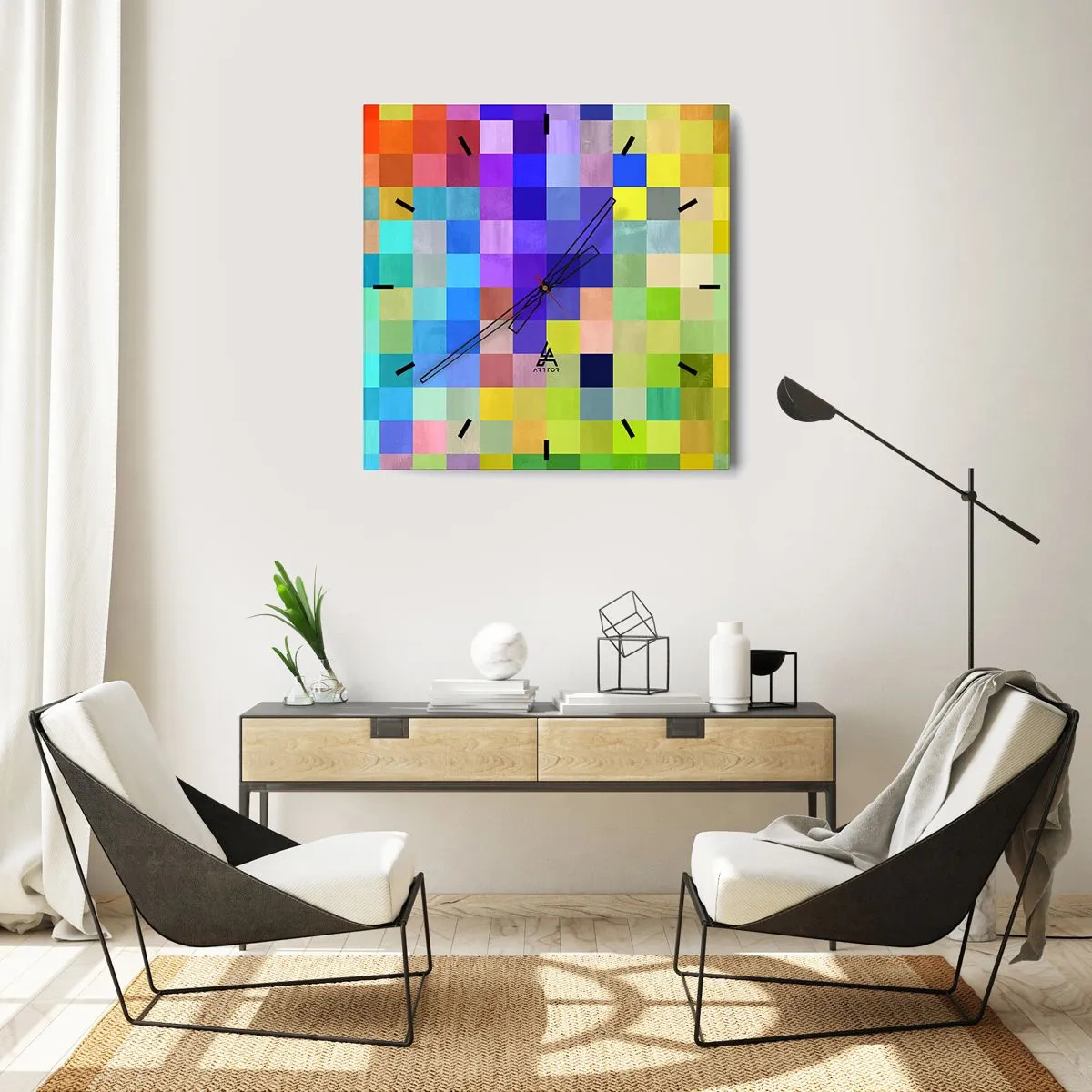 Vægur, Uret - Alle er forskellige, alle er lige - 30x30 cm