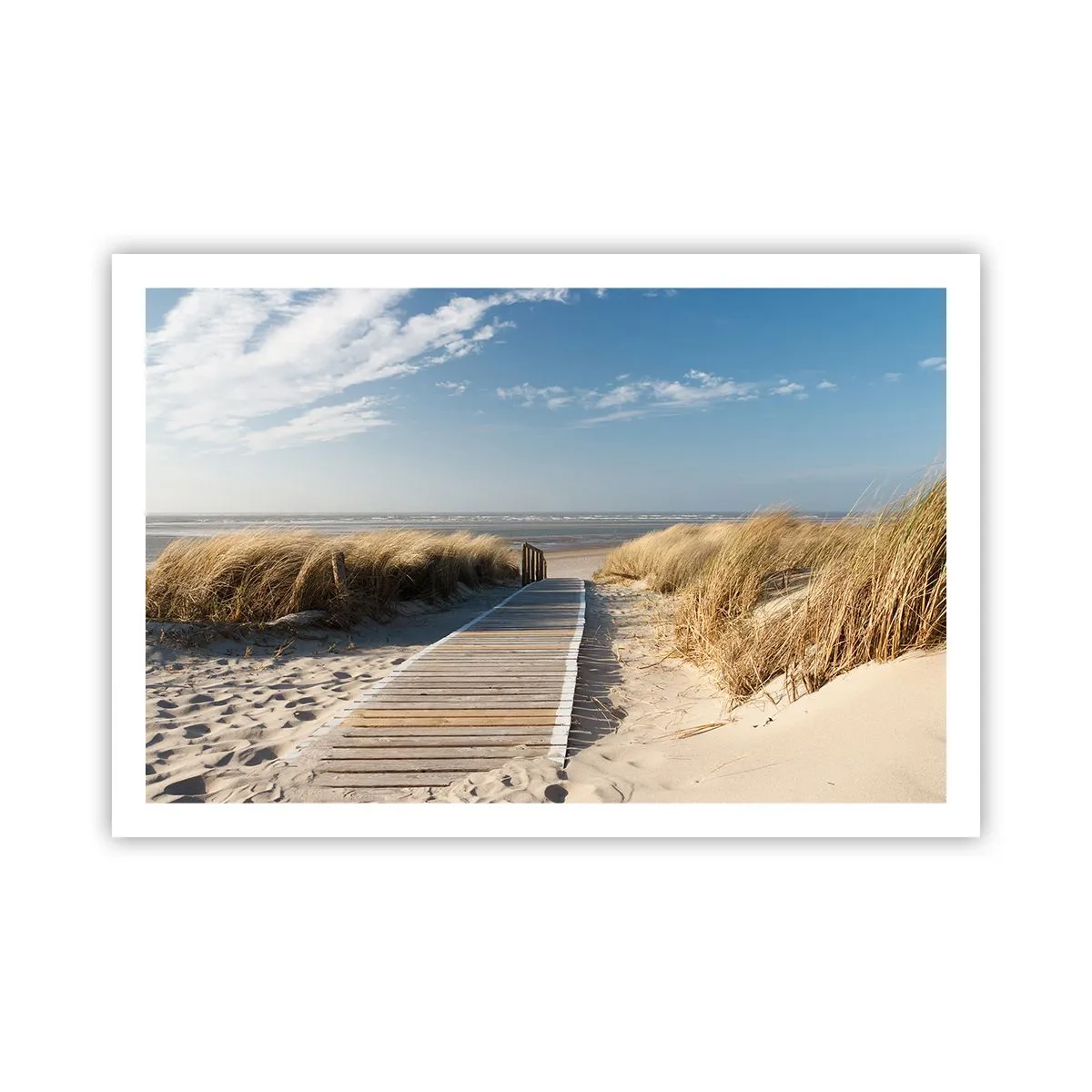 Plakat - Bag klitten, i græssets summen - 91x61 cm