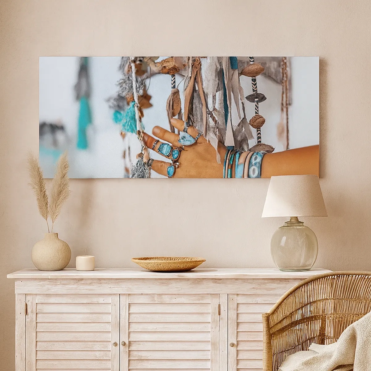 Lærredstryk - Billede på lærred - Lokale skatte - 30x30 cm