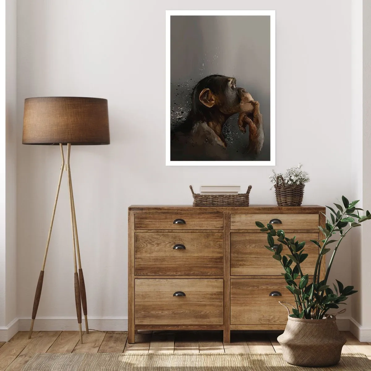 Plakat - Helt sikkert en tænker - 50x70 cm