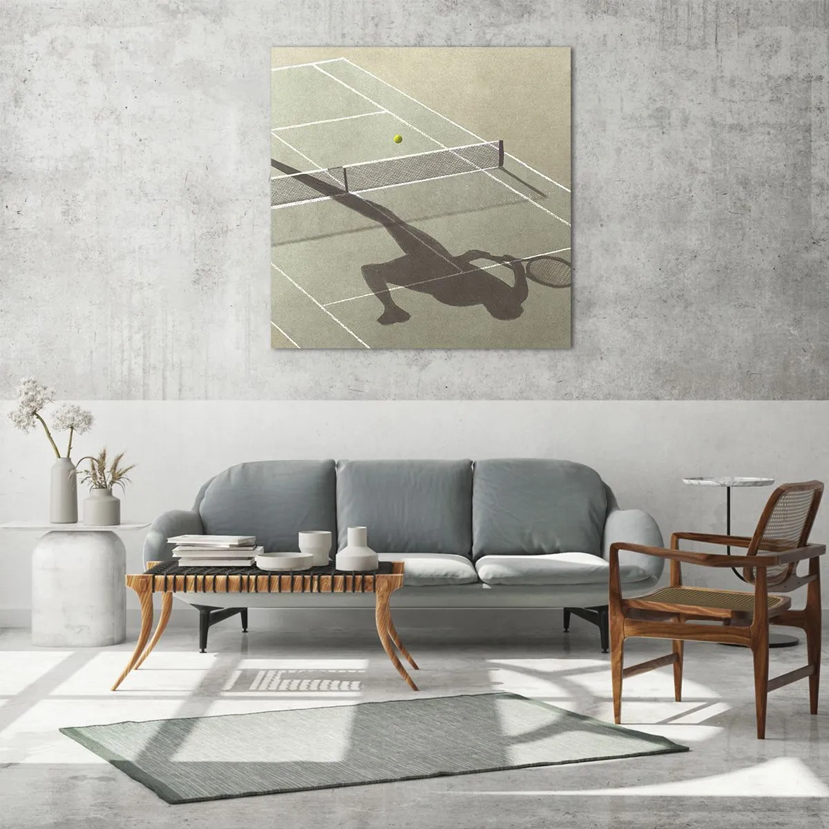 Billede på glas - Overvind dig selv - 60x60 cm