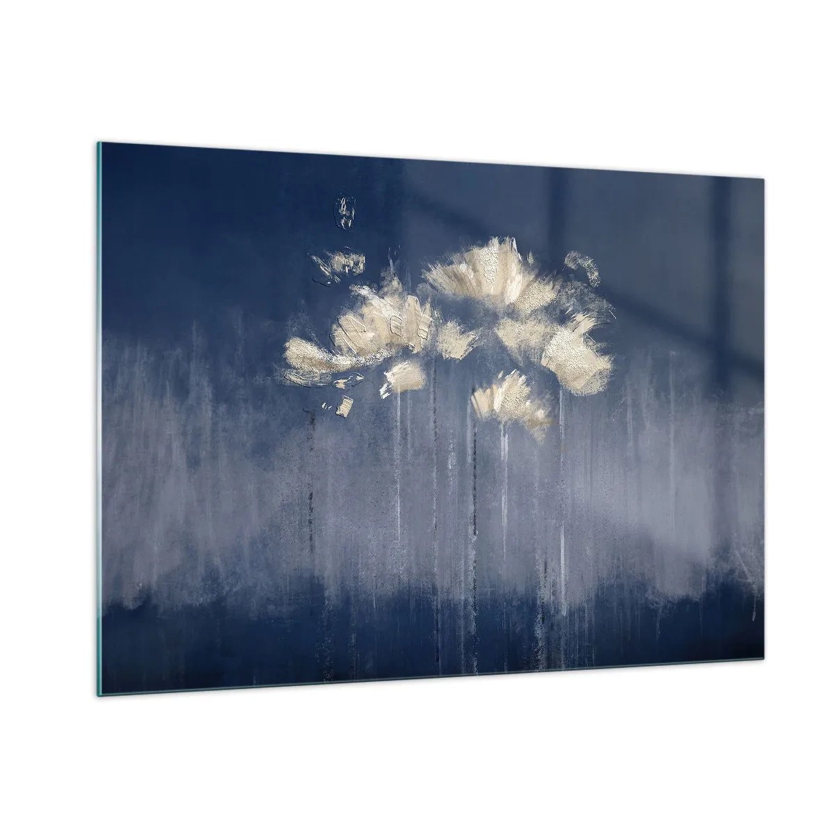 Billede på glas - Som kronblade i vinden - 100x70 cm