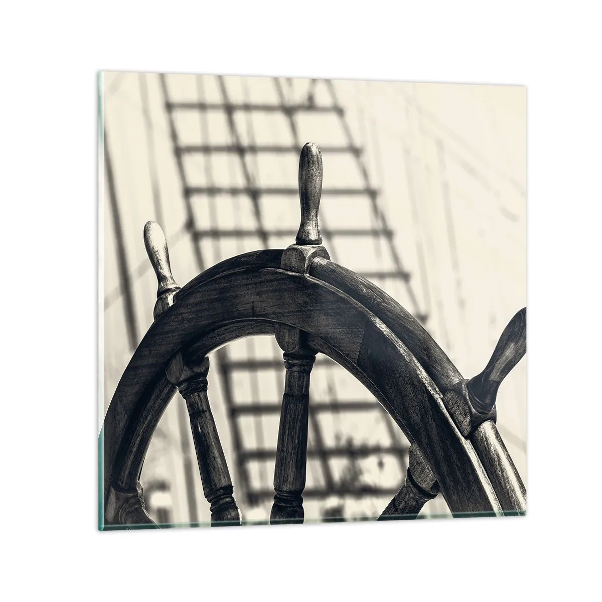 Billede på glas - Historier om havet - 50x50 cm