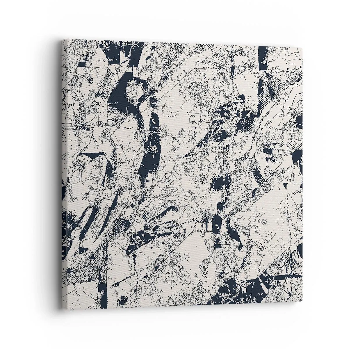 Lærredstryk - Billede på lærred - Modsætningernes gennemtrængning - 30x30 cm