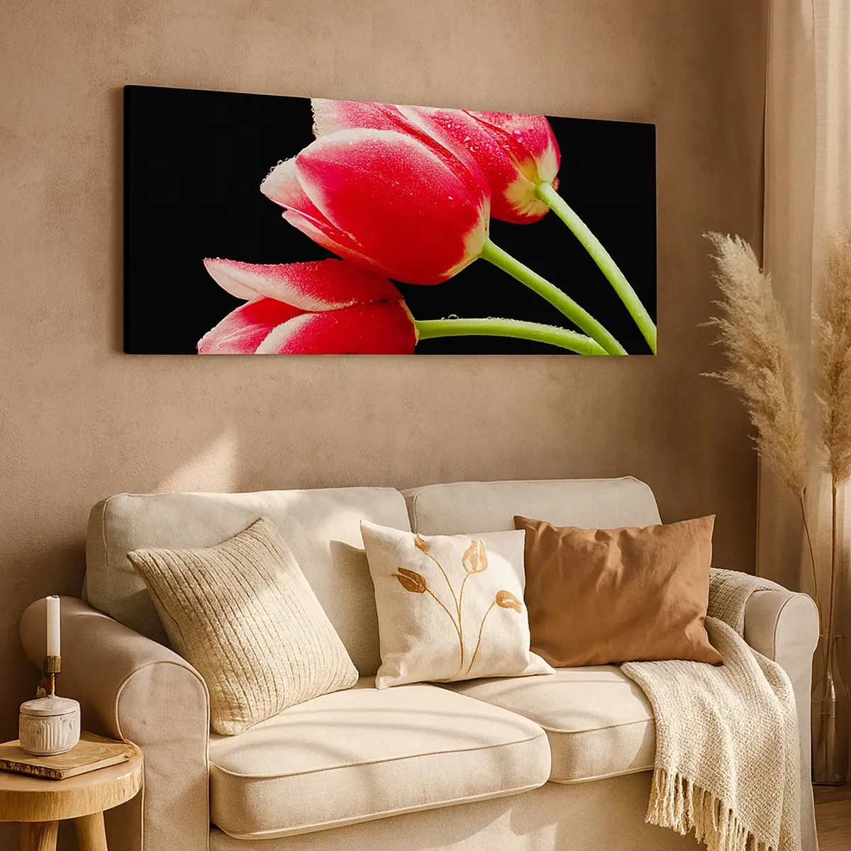 Lærredstryk - Billede på lærred - Løftet om ren kærlighed - 30x30 cm