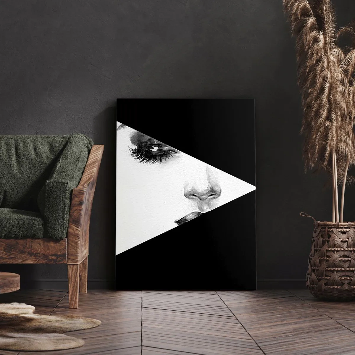 Lærredstryk - Billede på lærred - Altid uopdaget - 50x70 cm