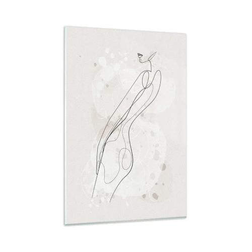 Billede på glas - At forvilde sig med blikket - 80x120 cm