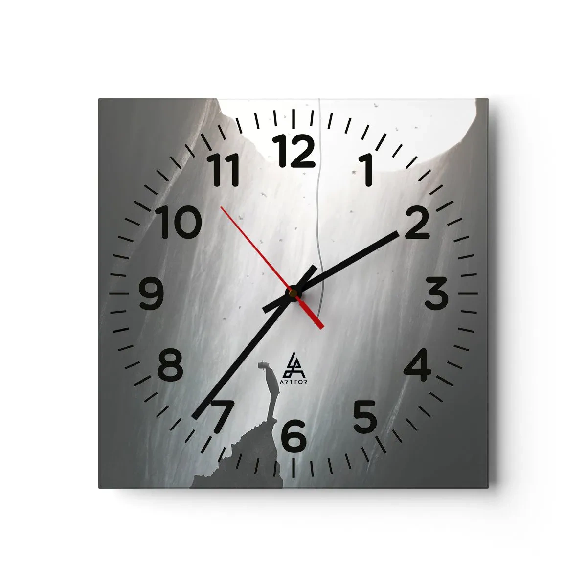 Vægur, Uret - Der er altid en vej ud - 30x30 cm