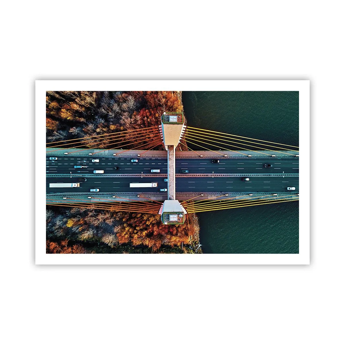 Plakat - Bag vandet, bag skovene - 91x61 cm