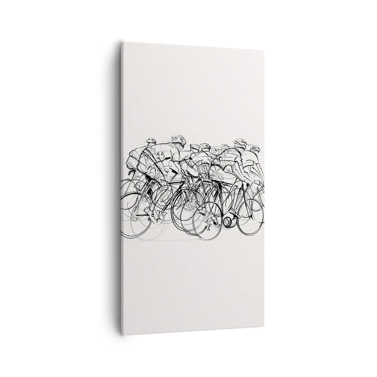 Lærredstryk - Billede på lærred - Sammen i et team - 55x100 cm