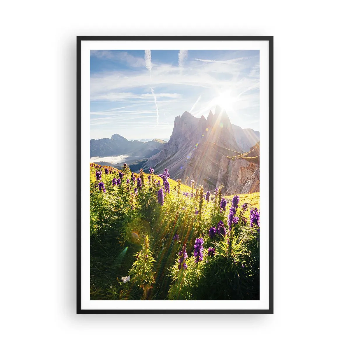 Plakat i sort ramme - Urternes hemmelige liv - 70x100 cm
