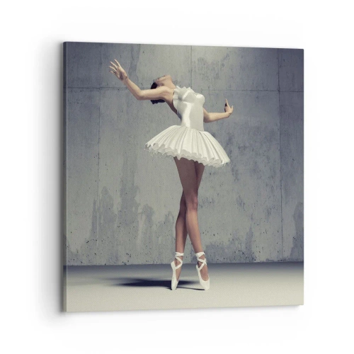 Lærredstryk - Billede på lærred - Let som en fugl - 70x70 cm