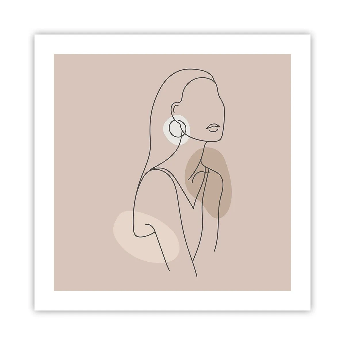 Plakat - Et ikon for pigelivet - 50x50 cm