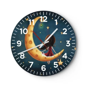 Vægur, Uret - Der var engang... - 40x40 cm