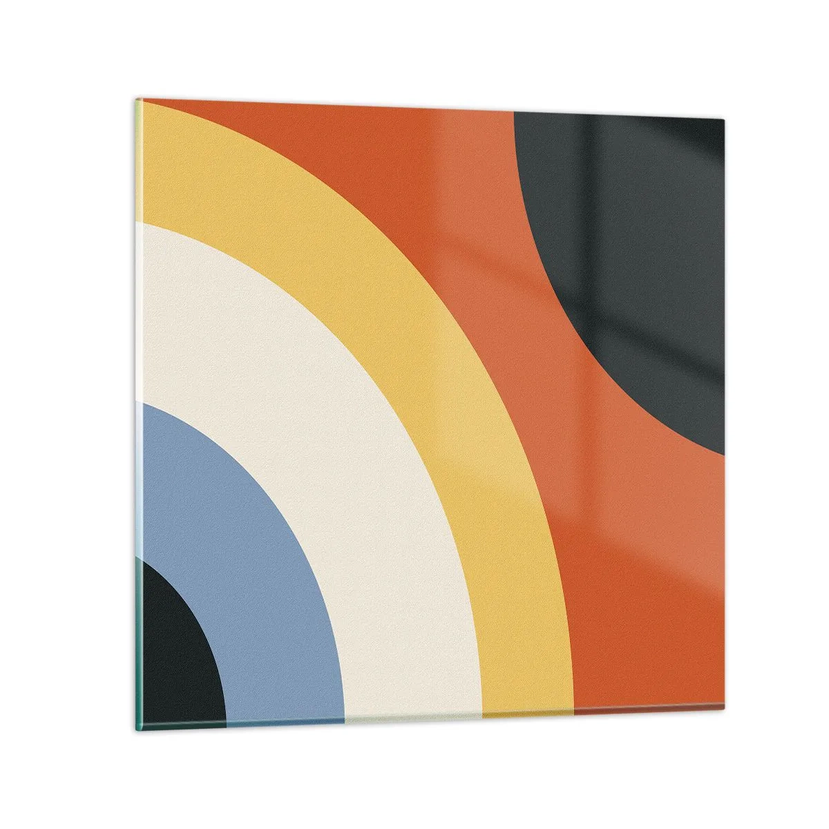 Billede på glas - Over for hinanden - 60x60 cm