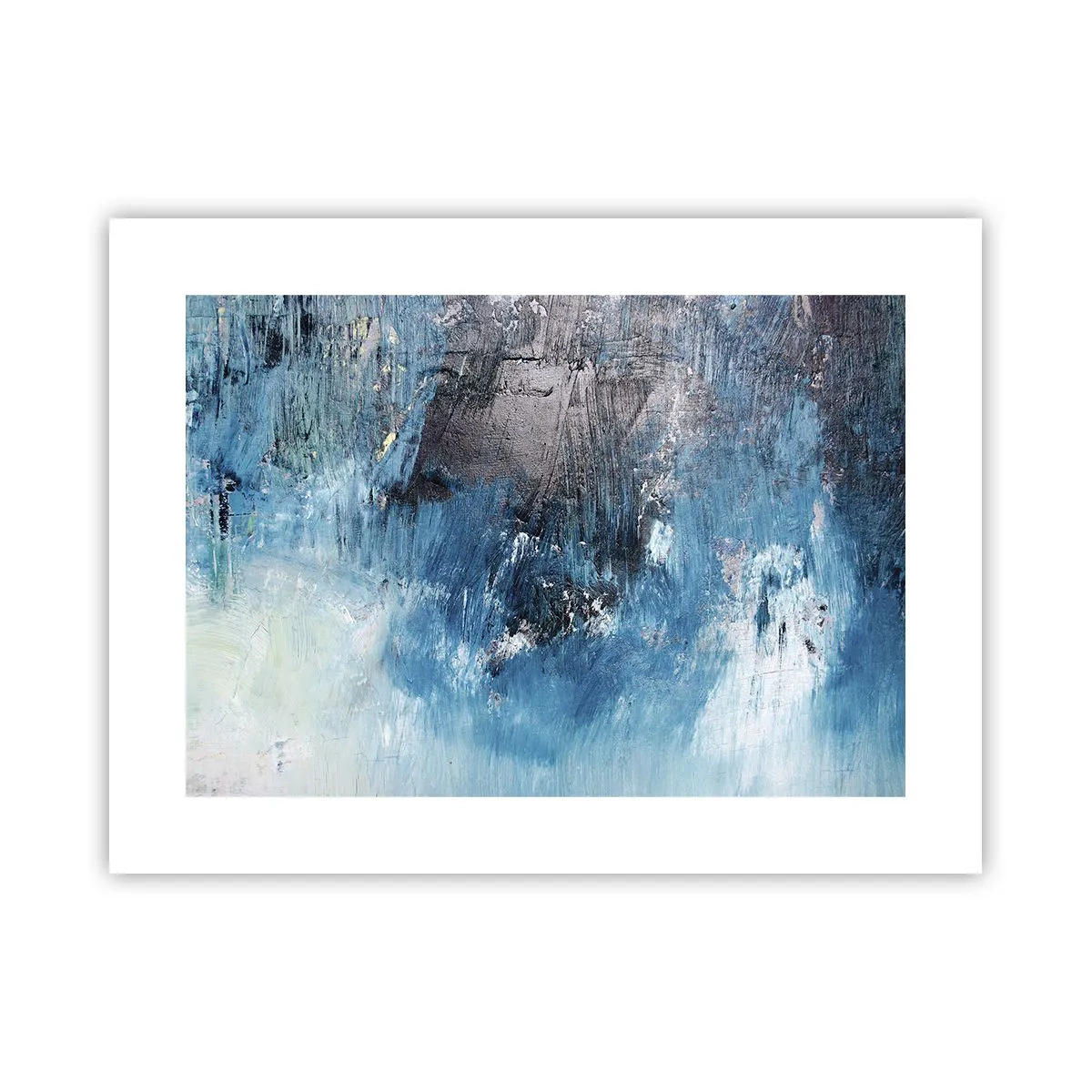 Plakat - Blå rapsodi - 40x30 cm