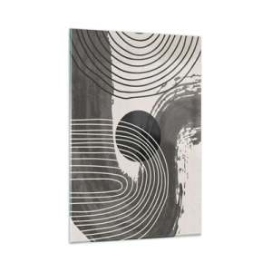 Billede på glas - Oval vinder - 80x120 cm