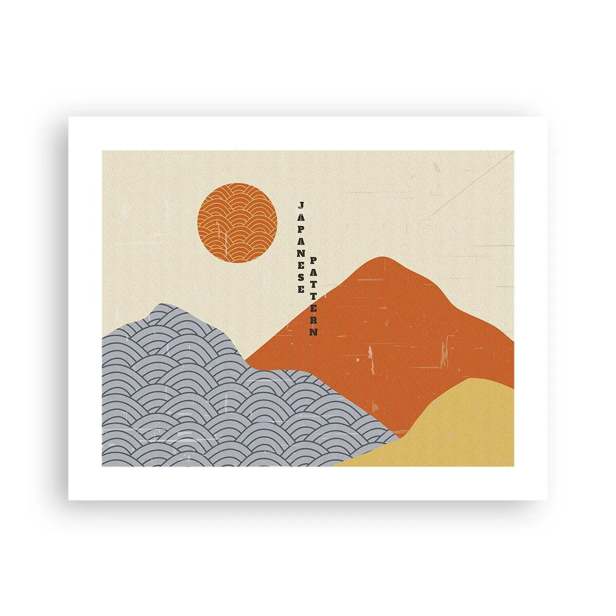 Plakat - I den japanske ånd - 50x40 cm