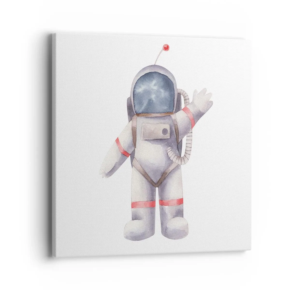 Lærredstryk - Billede på lærred - Det er alt for nu! - 40x40 cm