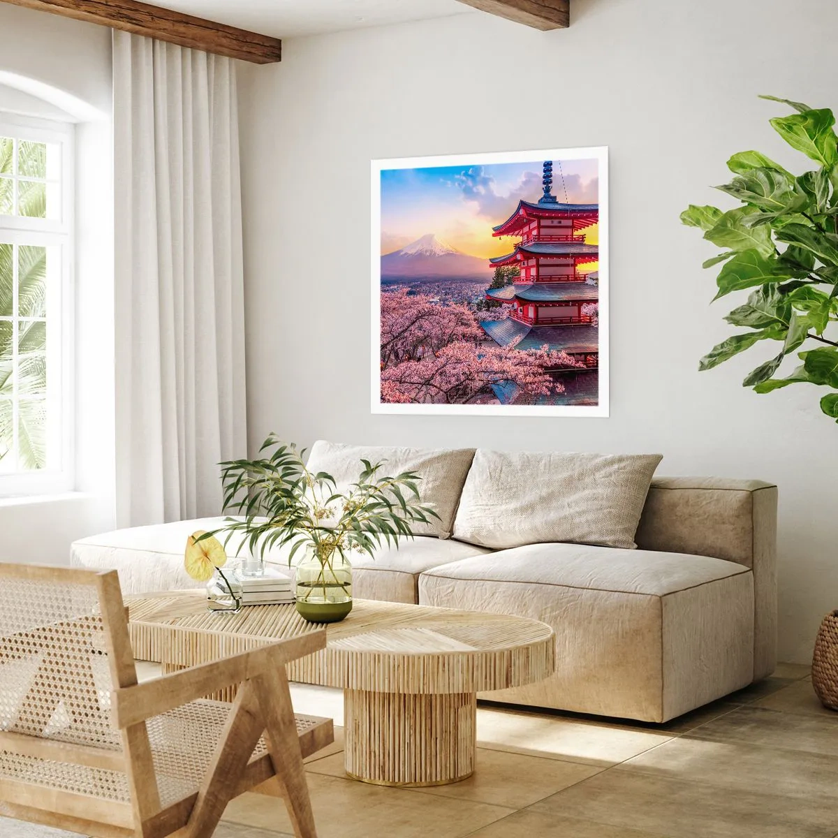 Plakat - Essensen af den japanske ånd - 50x50 cm