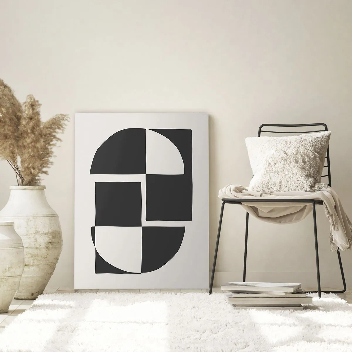 Billede på glas - Antitese - syntese - 70x100 cm