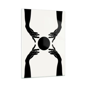 Billede på glas - Et hemmeligt tegn - 50x70 cm