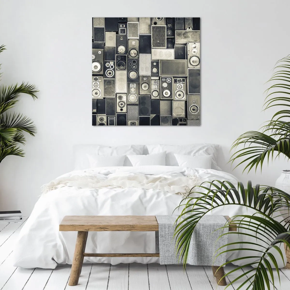 Lærredstryk - Billede på lærred - Og alt er i orden - 30x30 cm