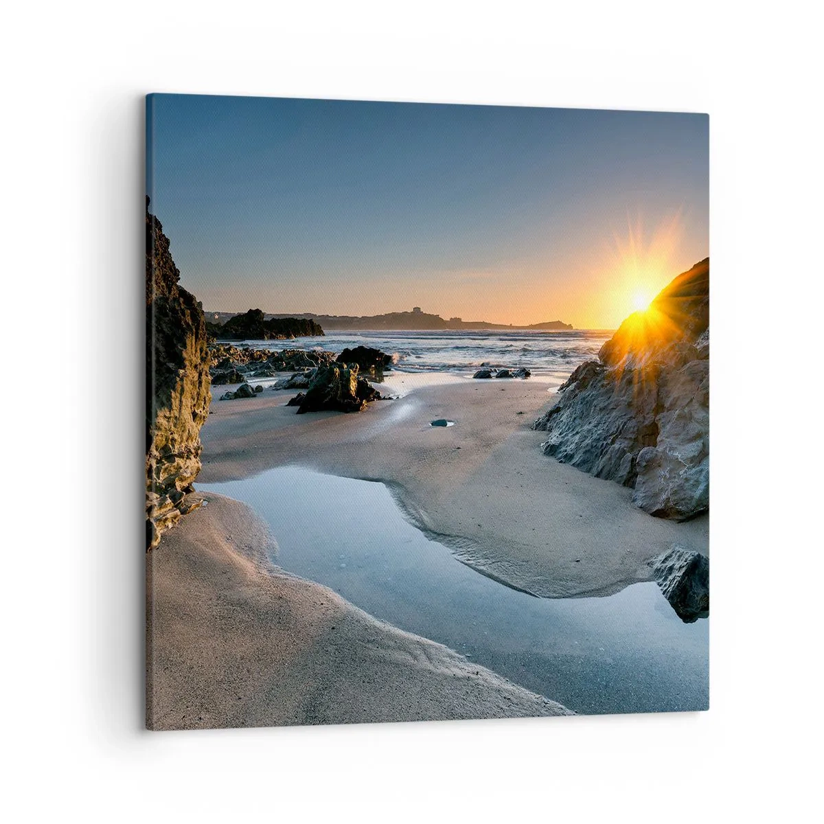 Lærredstryk - Billede på lærred - Uberørt af menneskehånd - 50x50 cm