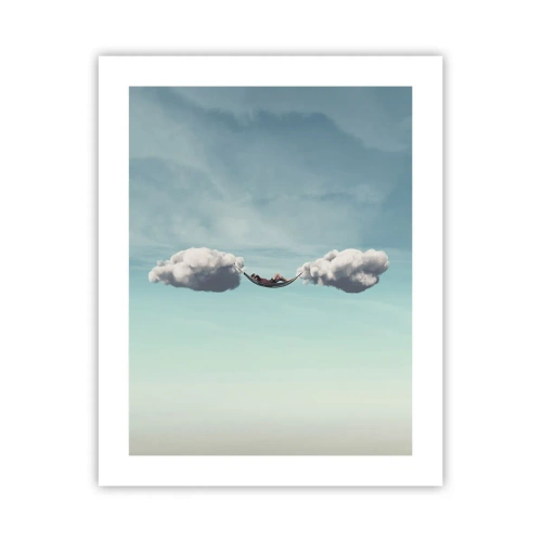 Plakat - Lykken i øjeblikket - 40x50 cm