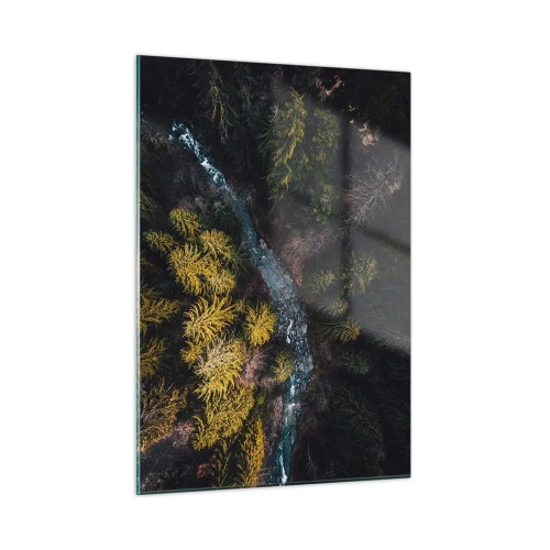 Billede på glas - Hurtigt, stadig hurtigere - 50x70 cm