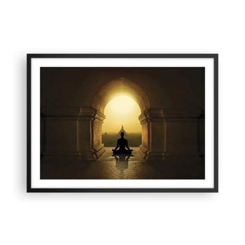 Plakat i sort ramme - Fuldkommen harmoni - 70x50 cm