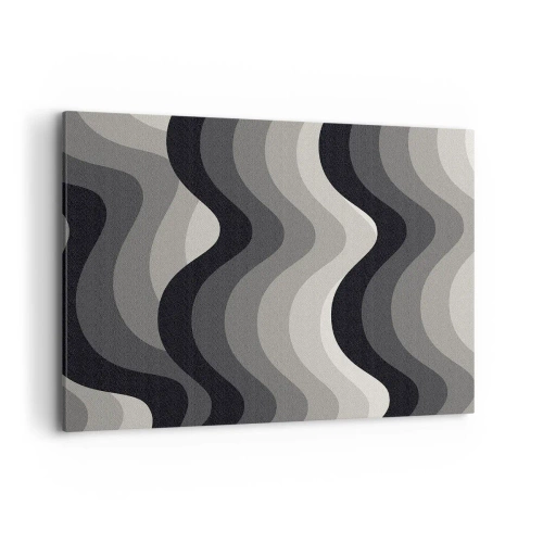 Lærredstryk - Billede på lærred - Bølge efter bølge - 120x80 cm