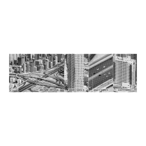 Prøve Fototapet Premium Canvas - Dubai - den umulige by - By, Arkitektur, Metropolis - 100x30 cm