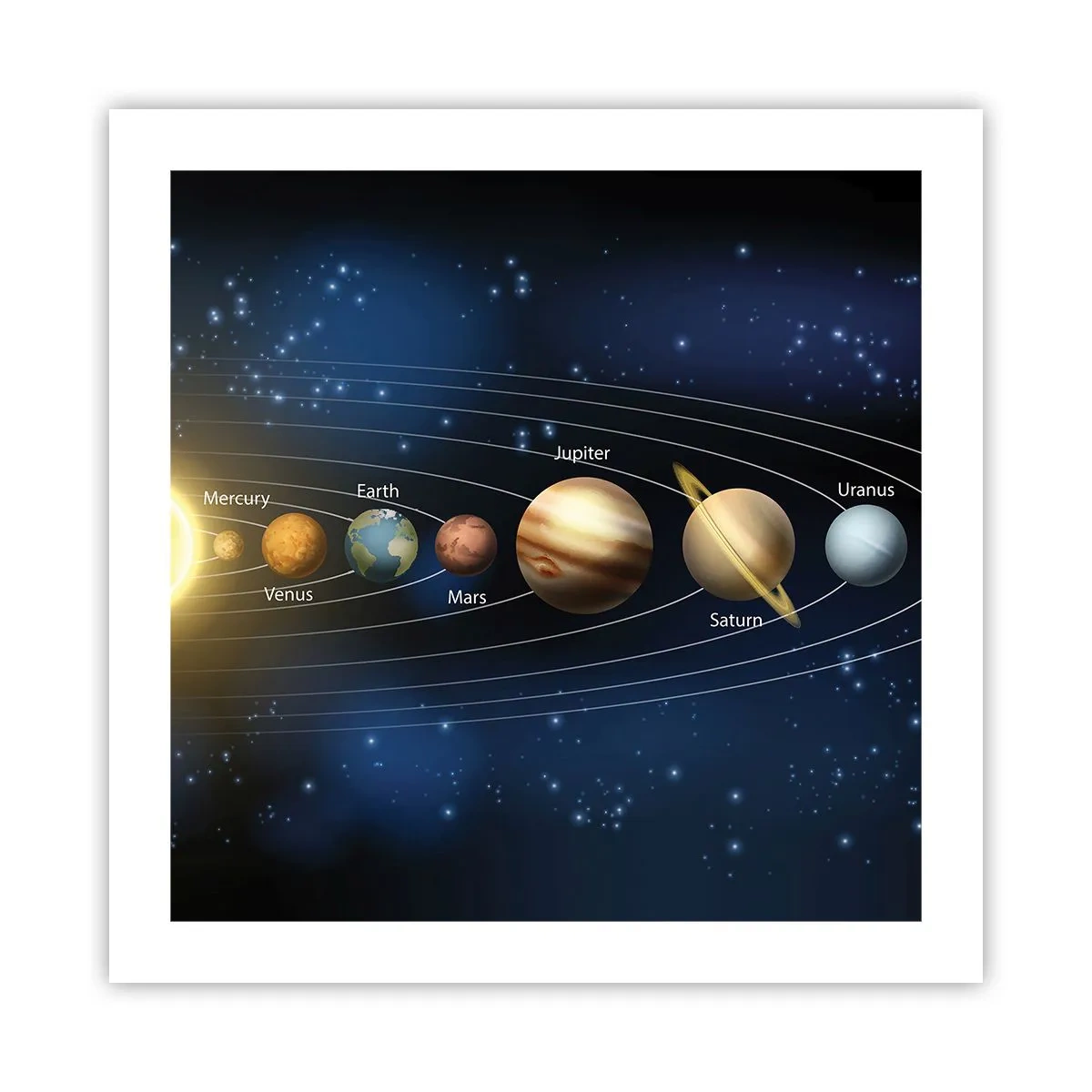 Plakat - En ud af ti - 50x50 cm