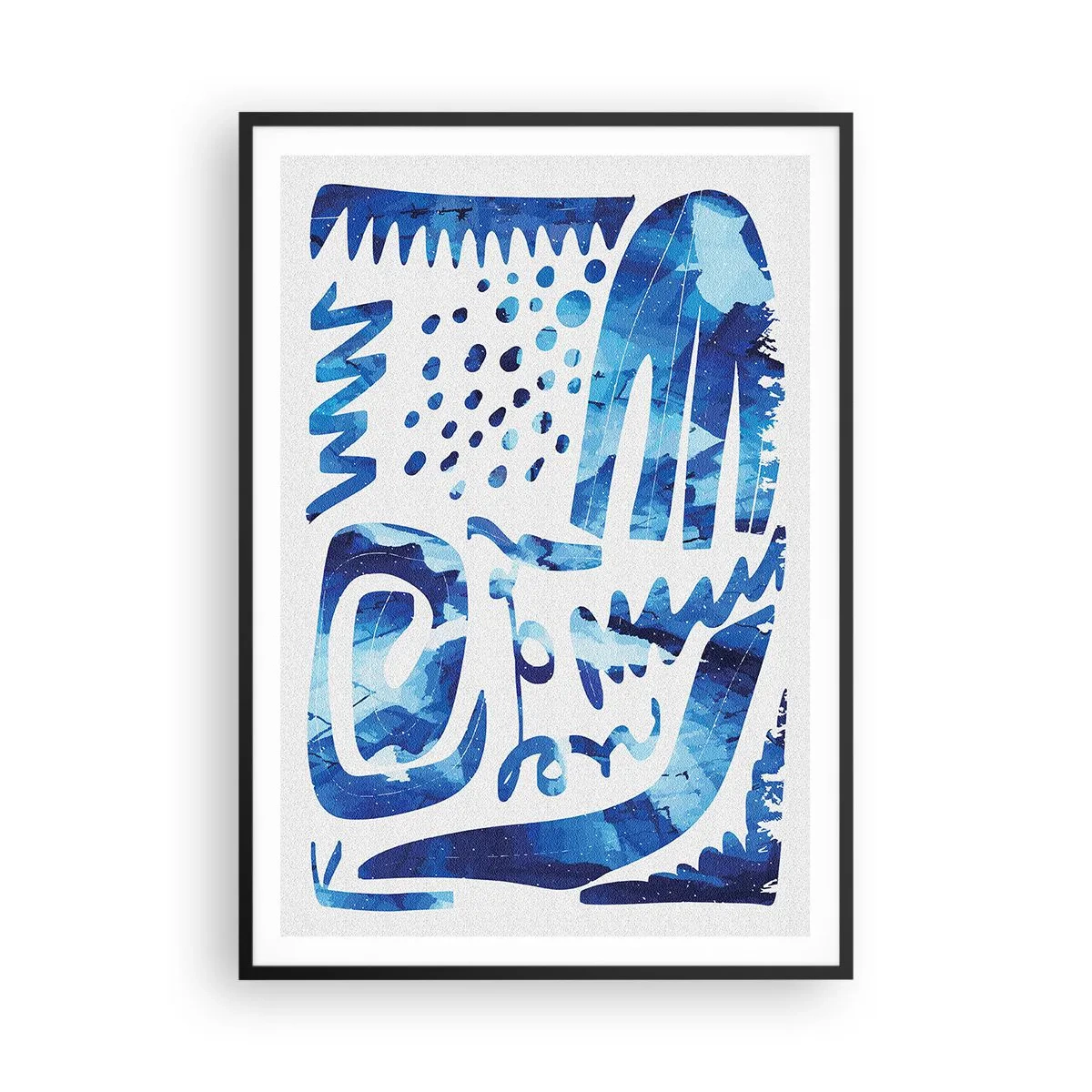 Plakat i sort ramme - Tilbage til rødderne - 70x100 cm