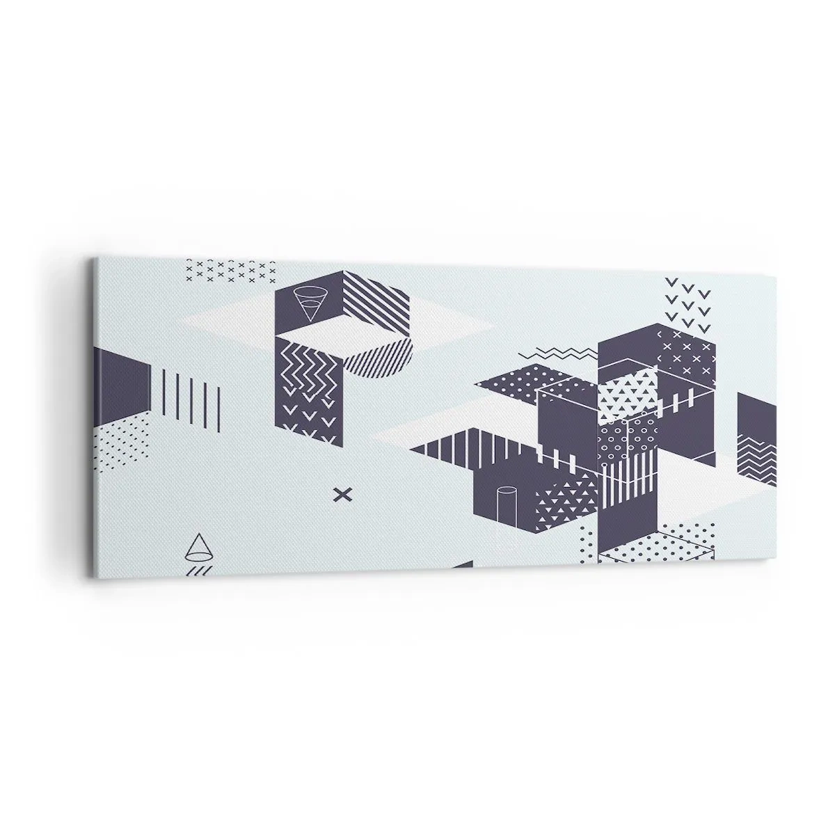 Lærredstryk - Billede på lærred - I matematikkens sjæl - 100x40 cm
