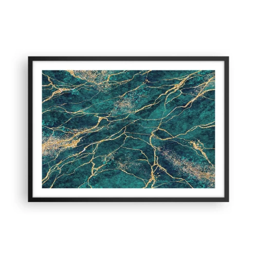Plakat i sort ramme - Guldåre - 70x50 cm
