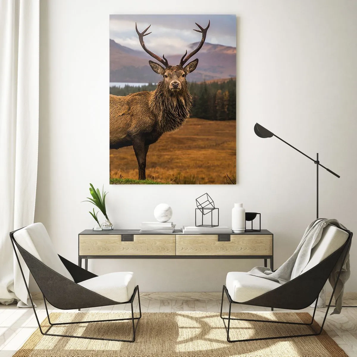 Billede på glas - Naturens majestæt - 50x70 cm