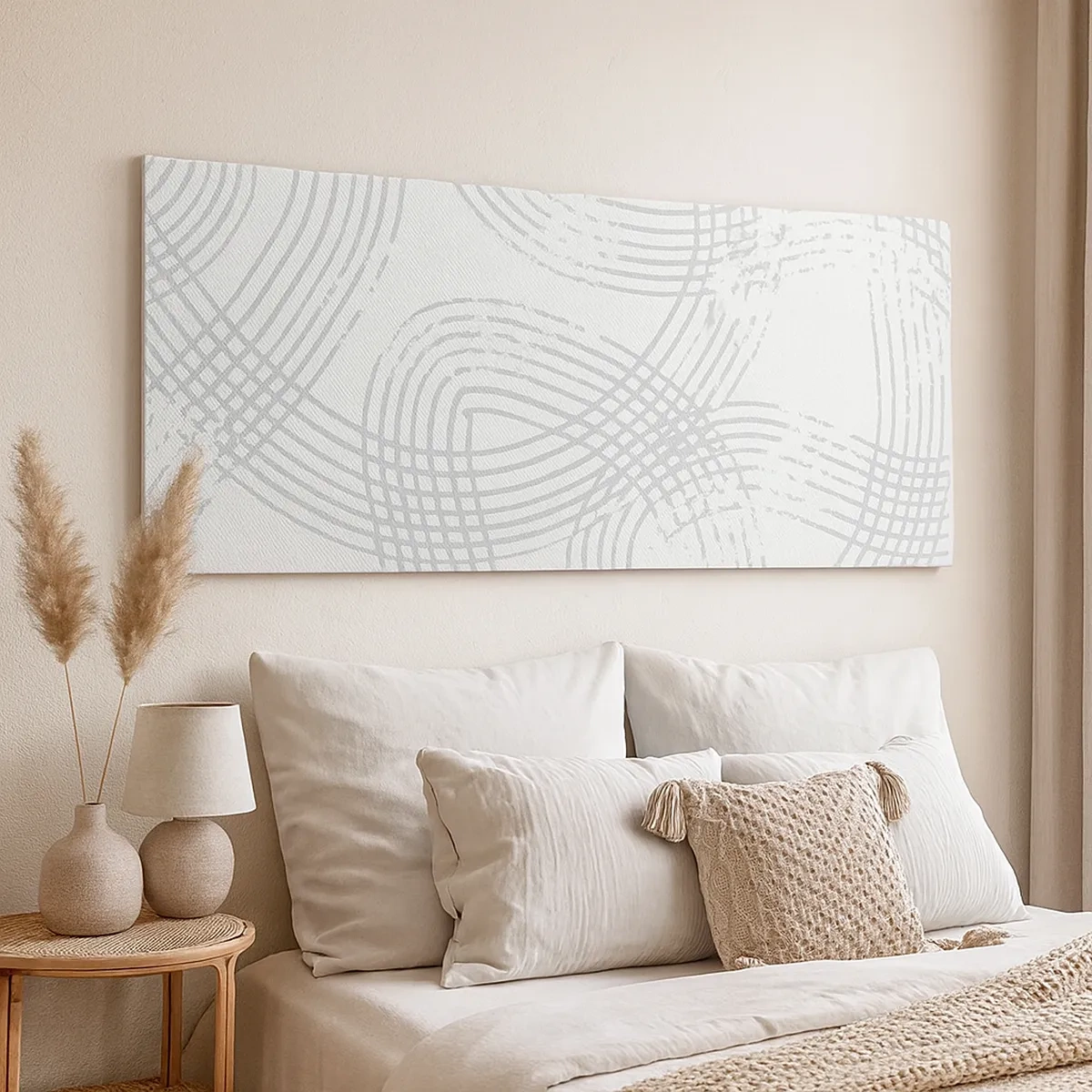 Lærredstryk - Billede på lærred - Der er ingen lige vej - 30x30 cm