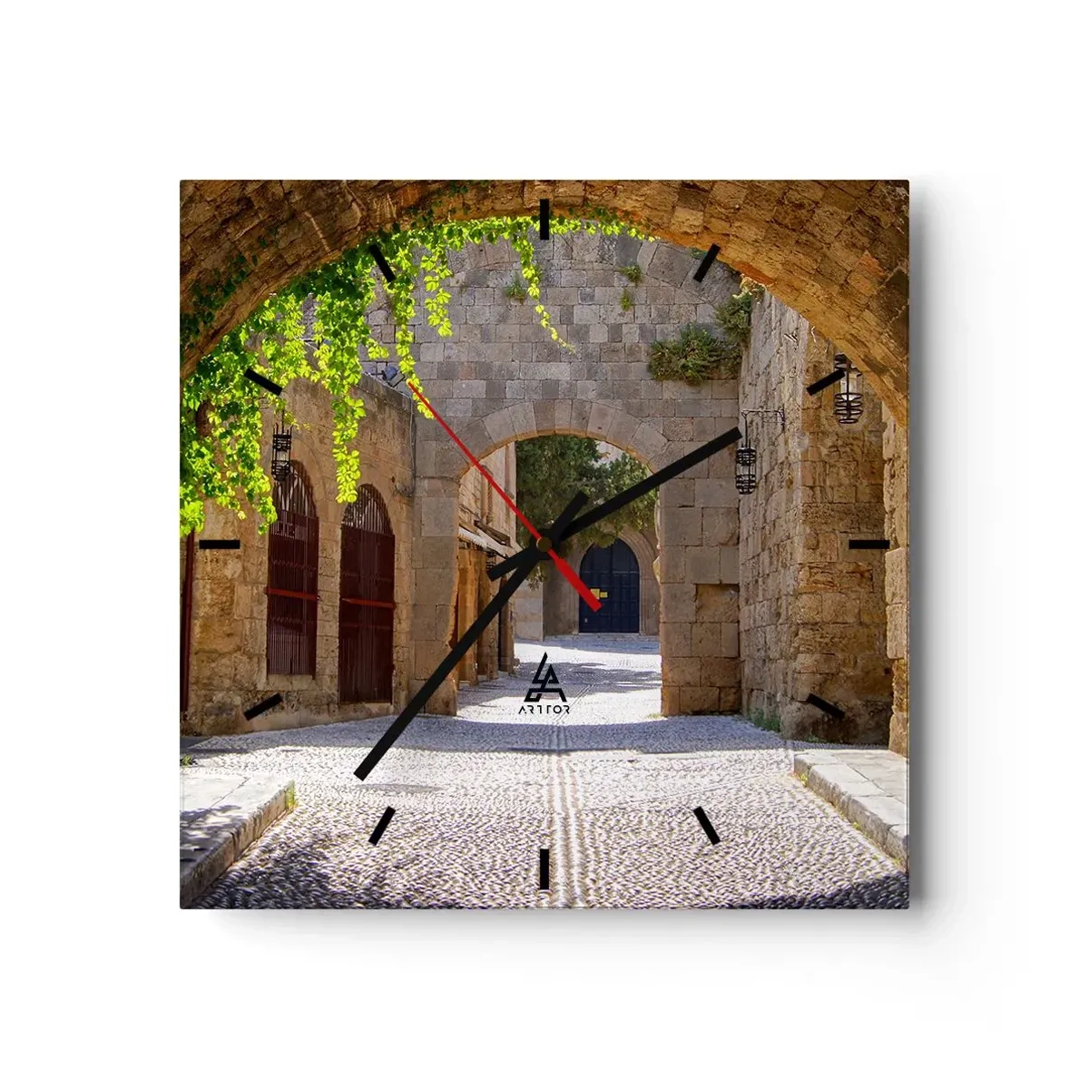 Vægur, Uret - Et optog vil snart dukke op - 30x30 cm