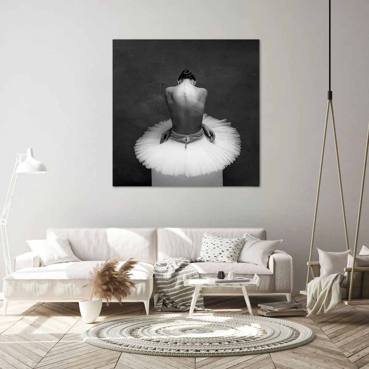 Lærredstryk - Billede på lærred - Blomstrer nu - 70x70 cm