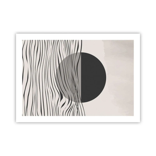 Plakat - Halvkomposition - 70x50 cm