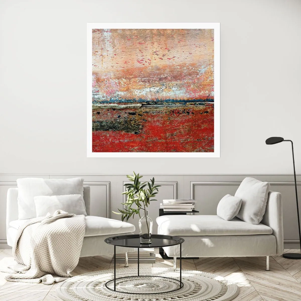 Plakat - Måske er det havet - 50x50 cm