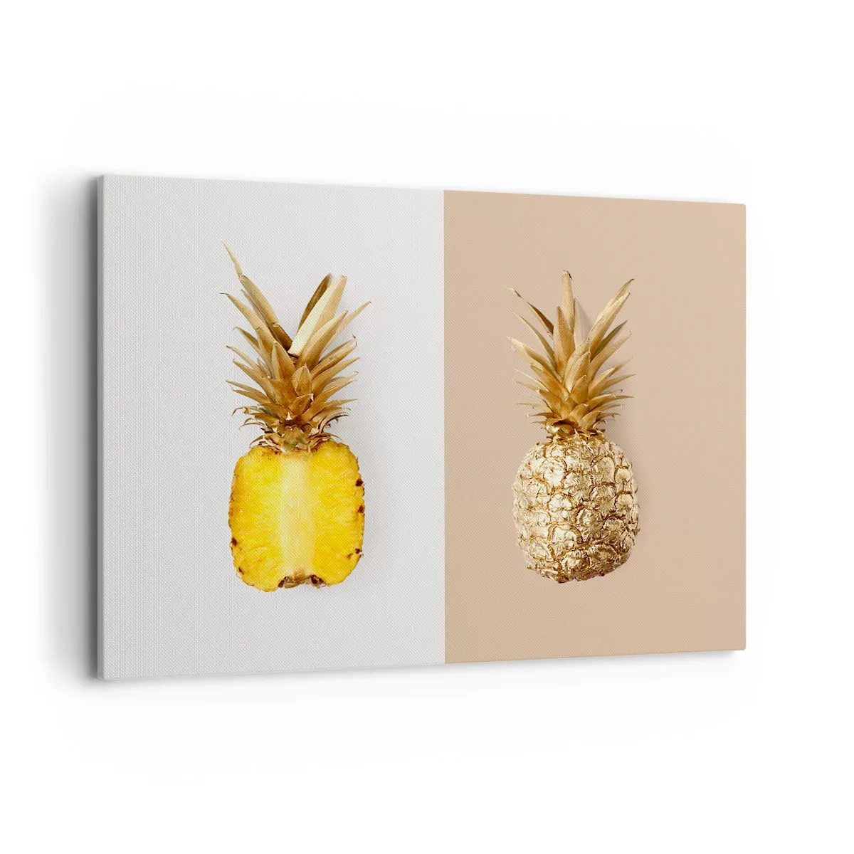 Lærredstryk - Billede på lærred - Ananas til os - 100x70 cm