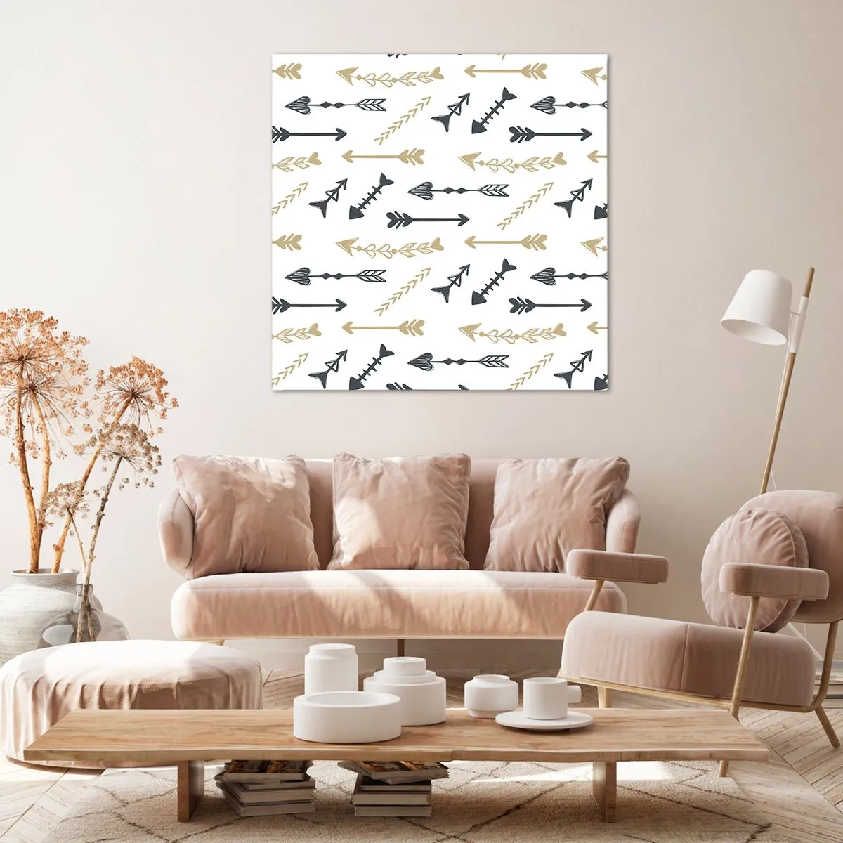 Lærredstryk - Billede på lærred - Skyttens drøm - 60x60 cm